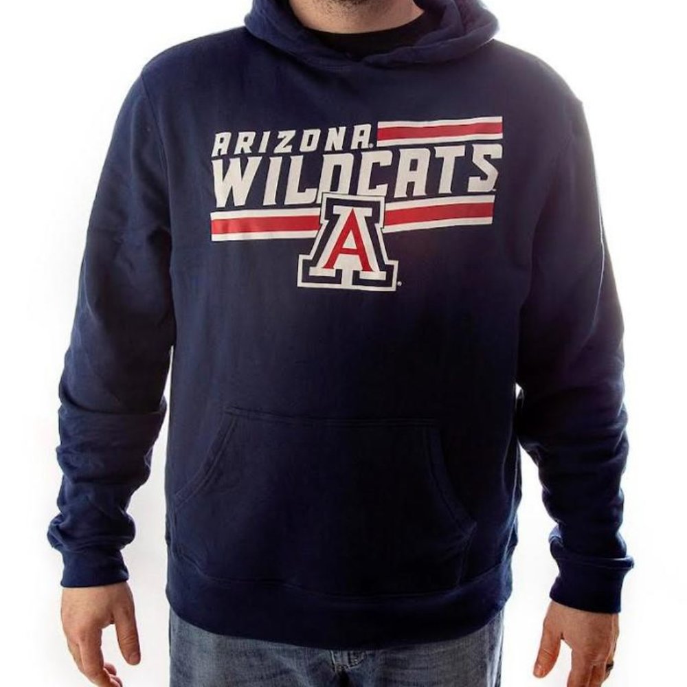 NWT NCAA ARIZONA WILDCATS NAVY COLLEGE CLASSIC SWEATSHIRT HOODIE ADULT LG & XLG